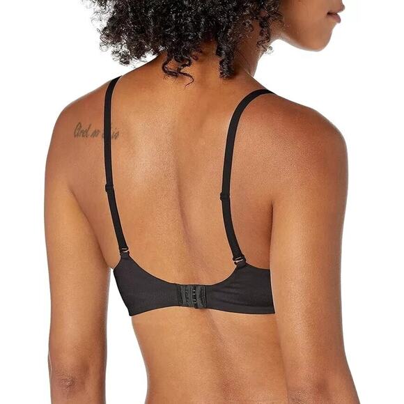 Calvin Klein Constant Plunge Black Underwire Smooth Convertible Bra 32A NWT - Picture 2 of 3